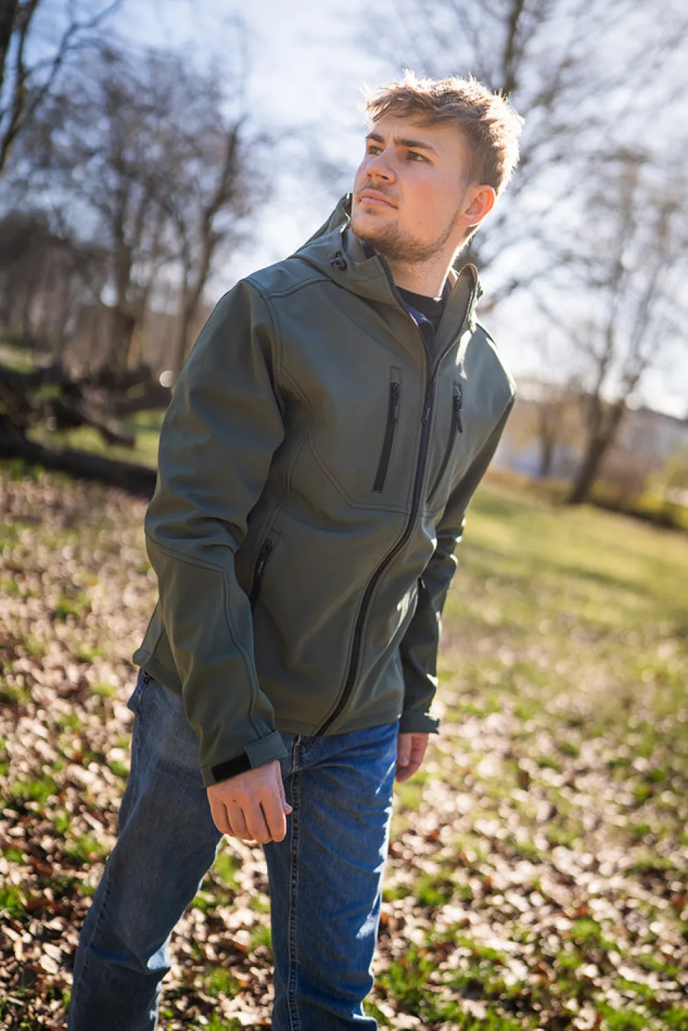 Fashion Nanok Silas 25, Sr - Herre Softshell Jakke Grøn