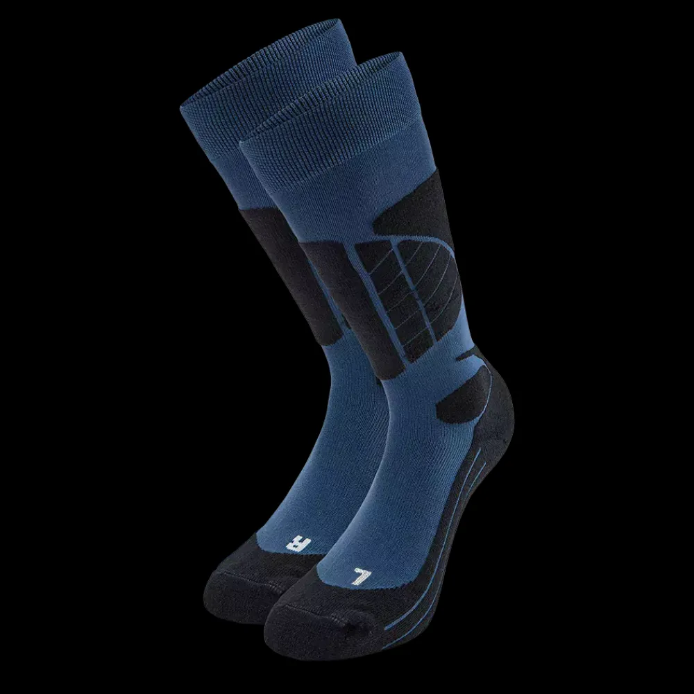 Hot Nanok Ski Socks 2 Pack, Sr. - Voksen Skisokker Blå