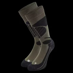 New Nanok Ski Socks 2 Pack, Sr. - Voksen Skisokker Grøn