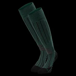 Outlet Nanok Ski Socks Wool - Skisokker Grøn