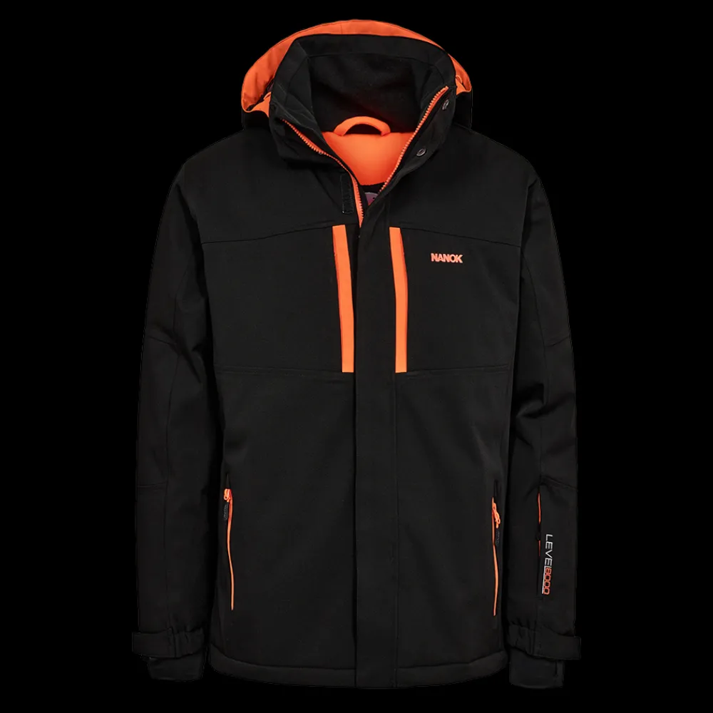 Clearance Nanok Skorpie 24, Sr - Herre Ski- og Vinterjakke Sort