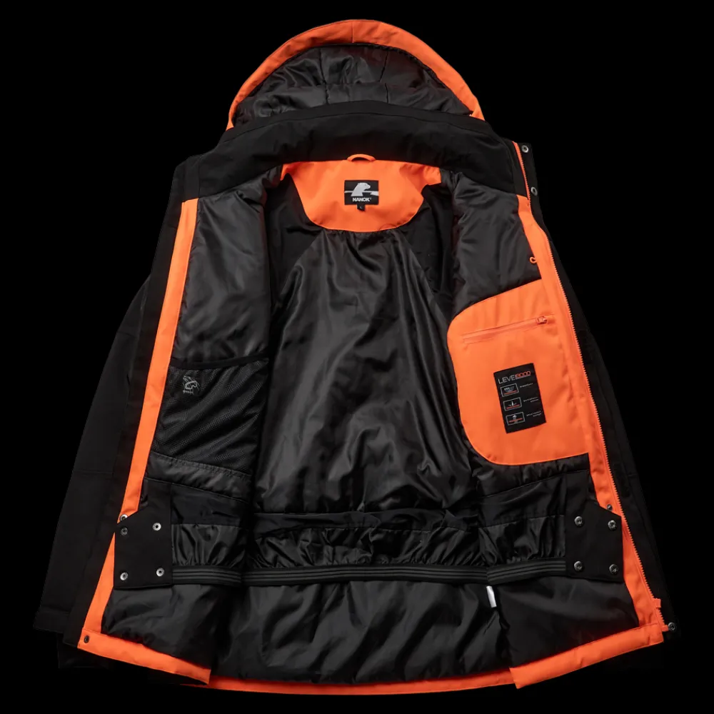 Clearance Nanok Skorpie 24, Sr - Herre Ski- og Vinterjakke Sort