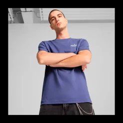 Fashion Puma Small Logo T-Shirt - Herre T-shirt Blå