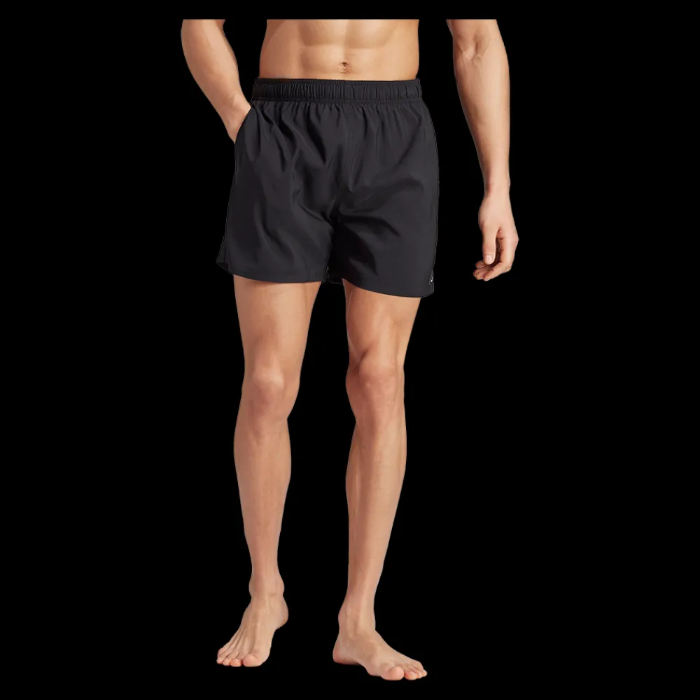 Outlet Adidas Solid Swim Shorts - Herre Badeshorts Sort