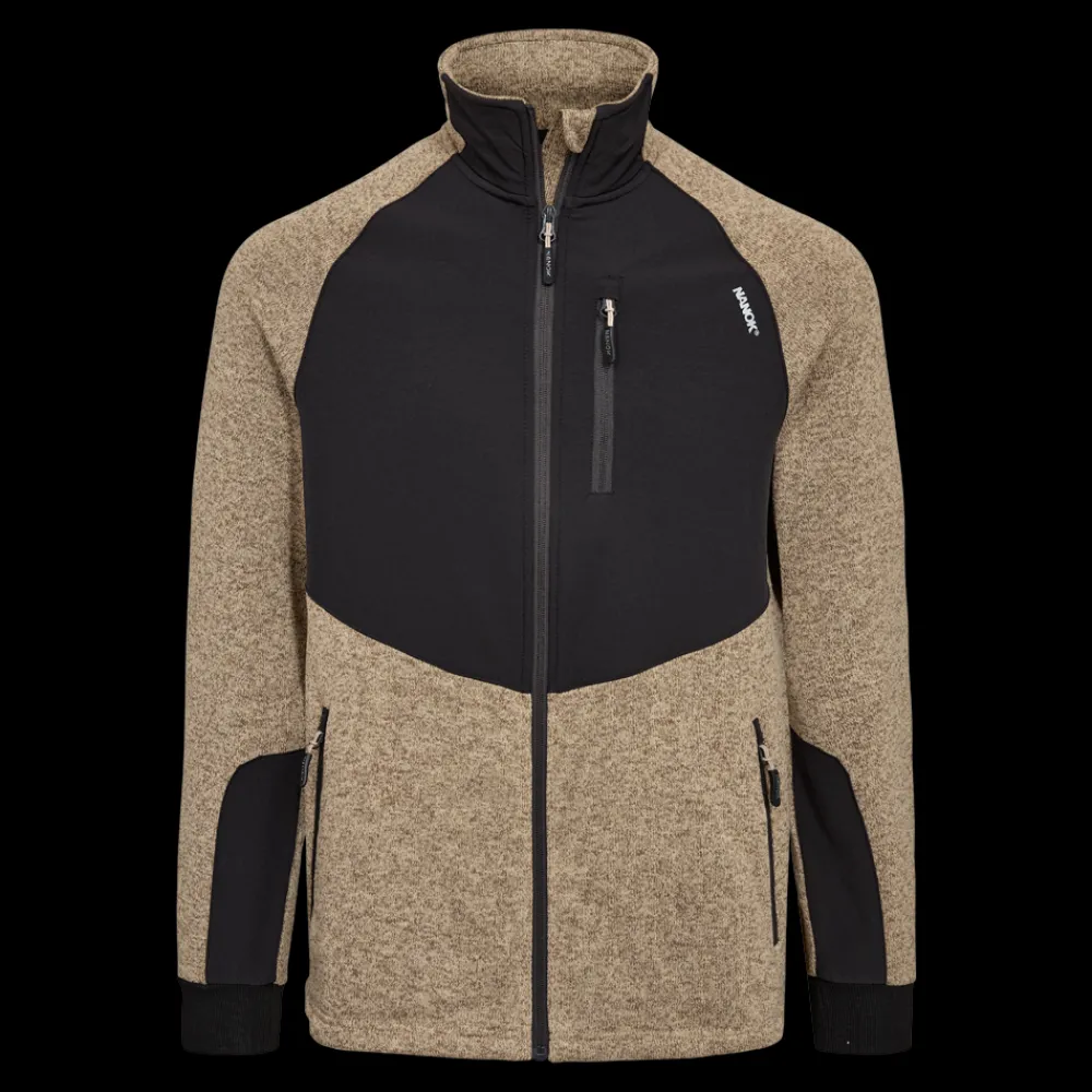 Outlet Nanok Storm 24, Sr - Herre Fleecetrøje Sand