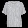 Discount Fabrin Copenhagen Stripe Blouse w. Buttons 25, W - Dame Skjorte Multi