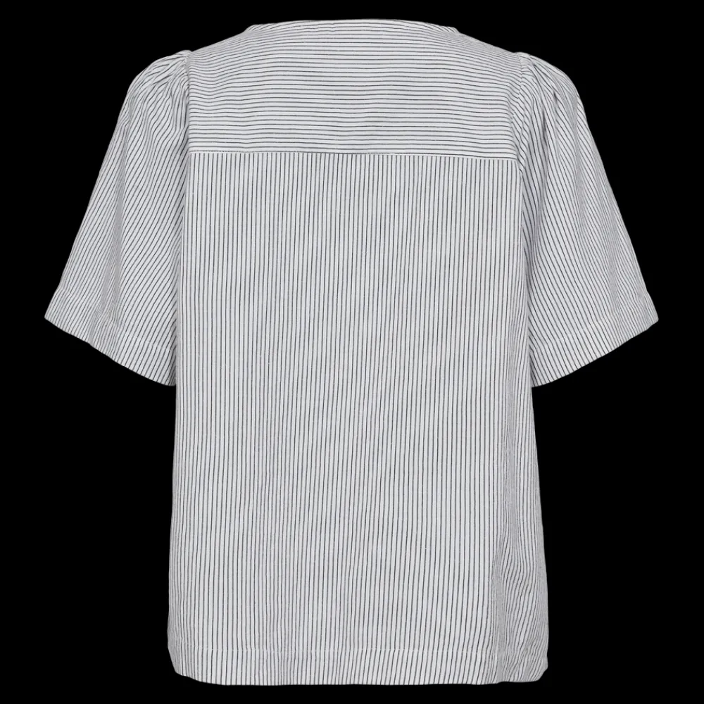 Discount Fabrin Copenhagen Stripe Blouse w. Buttons 25, W - Dame Skjorte Multi