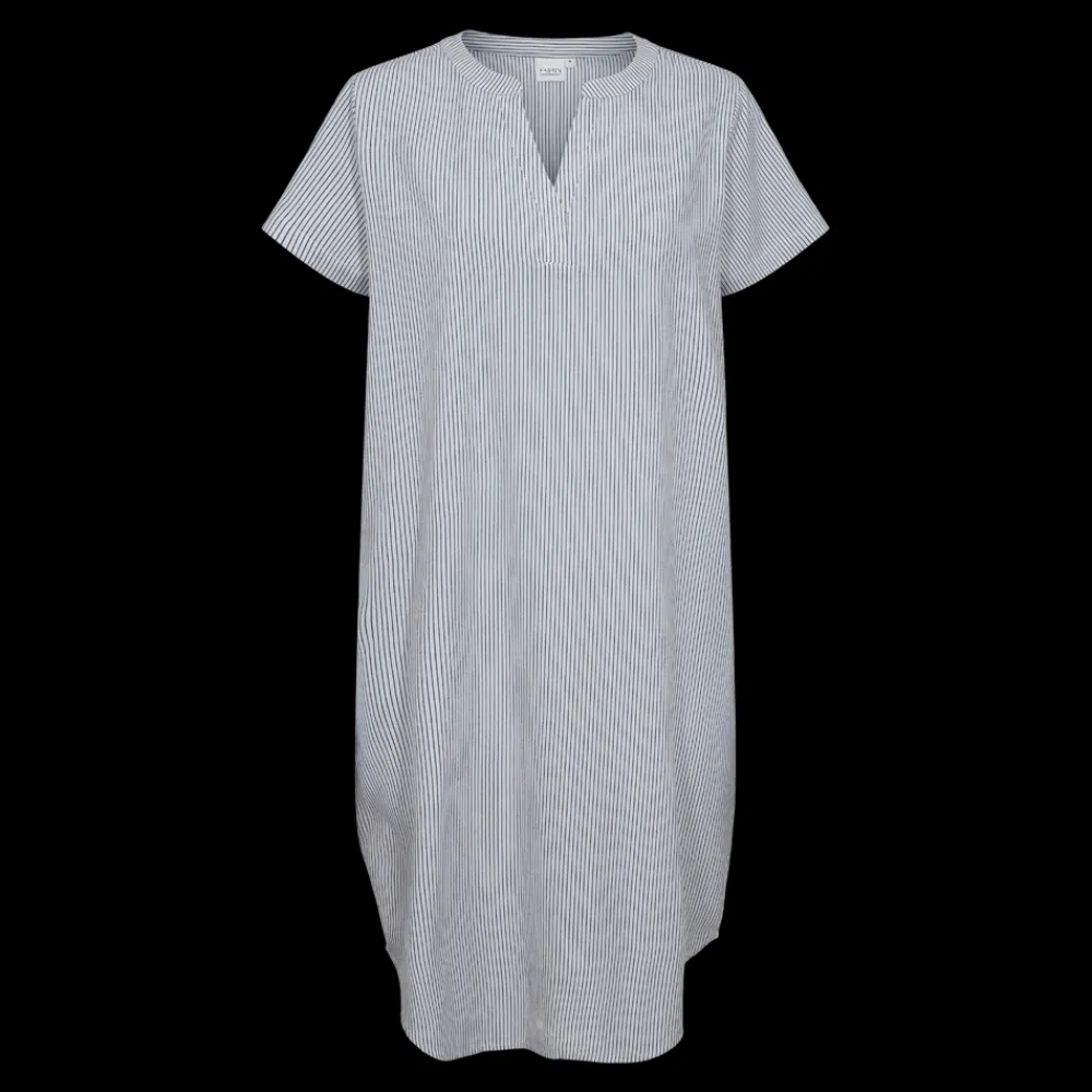 Online Fabrin Copenhagen Stripe Dress V-Neck 25, W. - Dame Kjole Multi
