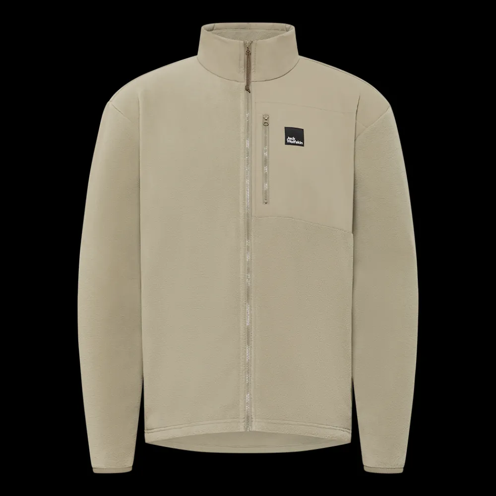 New Jack Wolfskin Sumetro FZ - Herre Fleecetrøje Sand