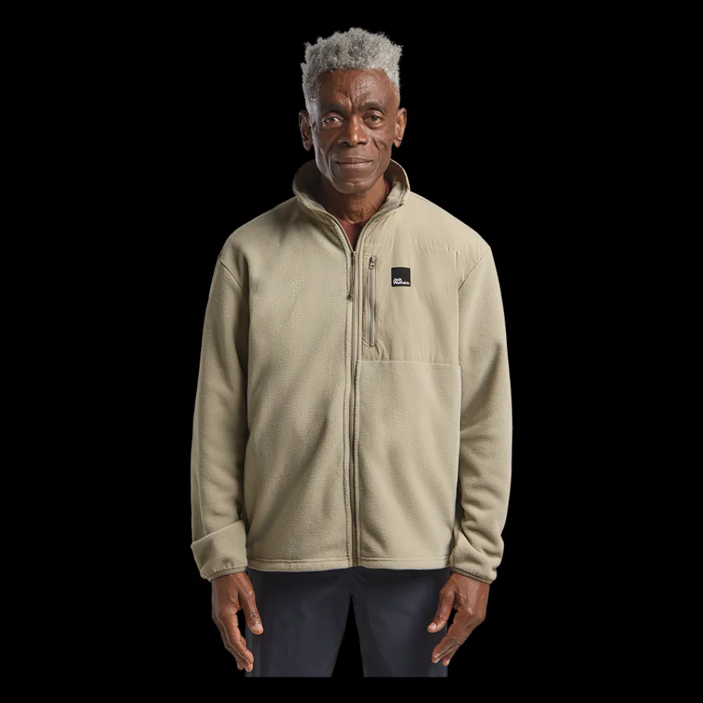 New Jack Wolfskin Sumetro FZ - Herre Fleecetrøje Sand