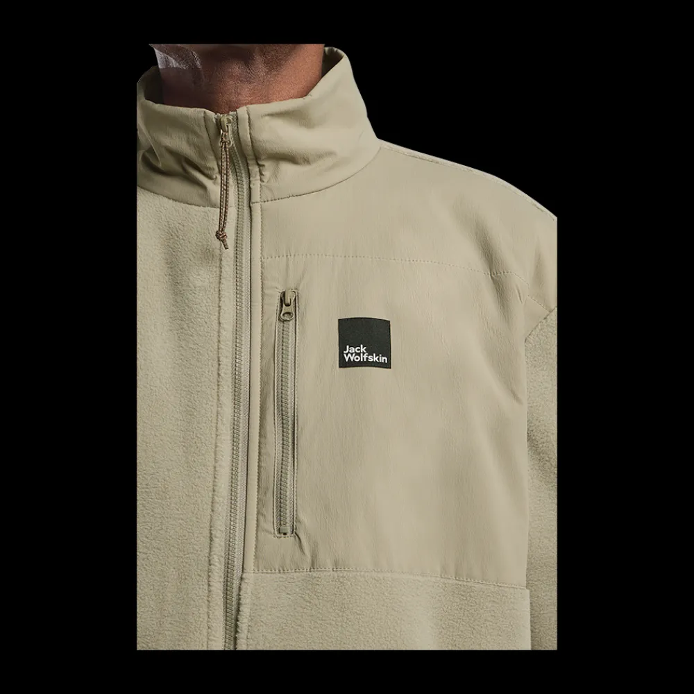 New Jack Wolfskin Sumetro FZ - Herre Fleecetrøje Sand