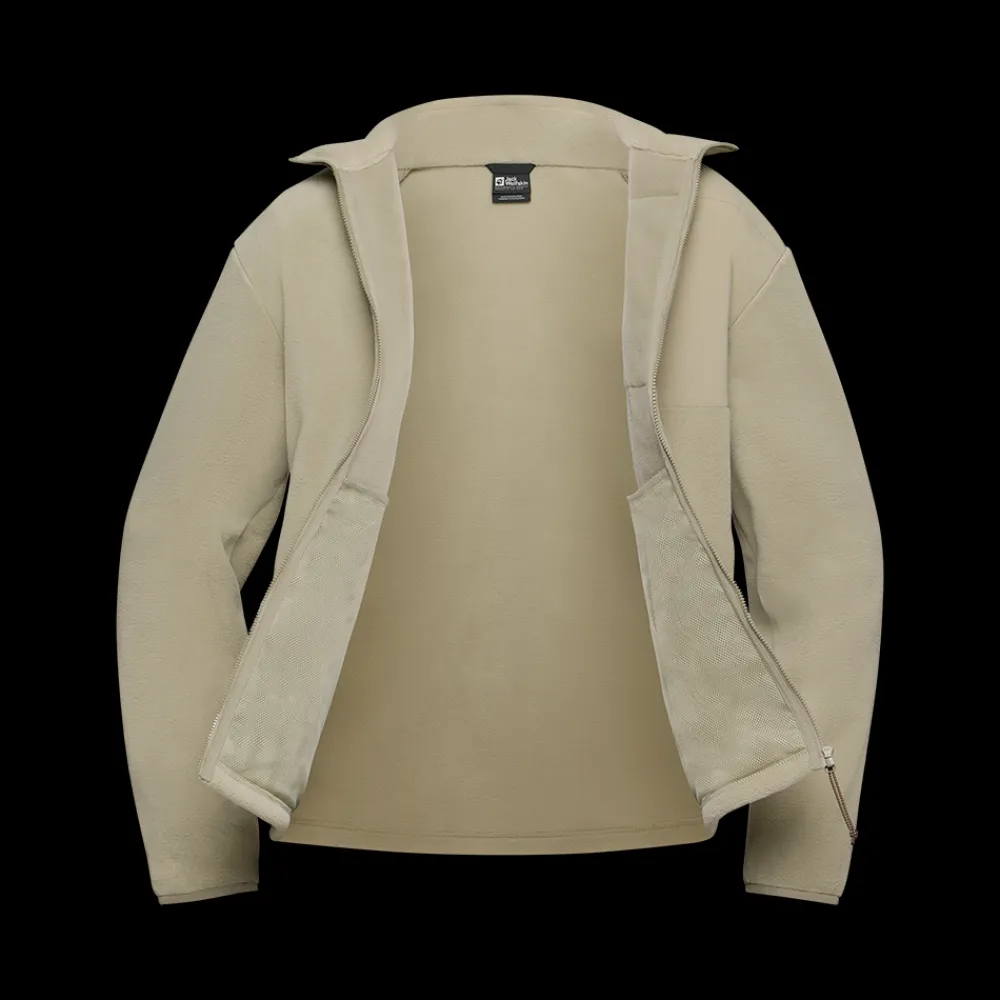 New Jack Wolfskin Sumetro FZ - Herre Fleecetrøje Sand