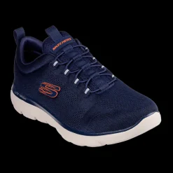 Fashion Skechers Summits Memory Foam - Herre Fritidssko Blå