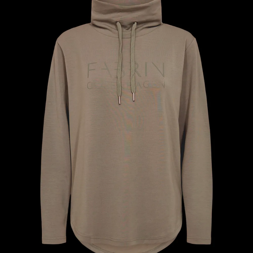 Online Fabrin Copenhagen Sweat Highneck 25, W. - Dame Sweatshirt Sand