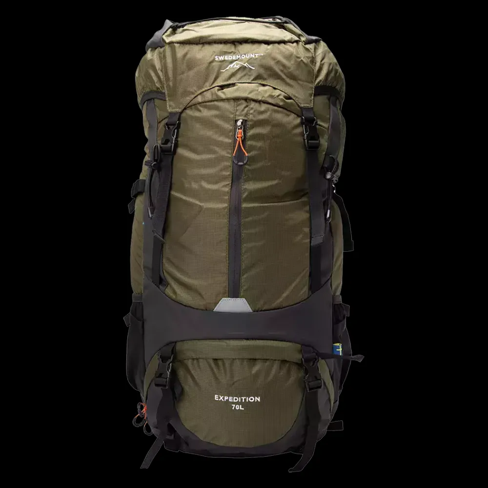 Outlet NY FORM Swedemount Expedition Backpack 70L - Rygsæk Grøn