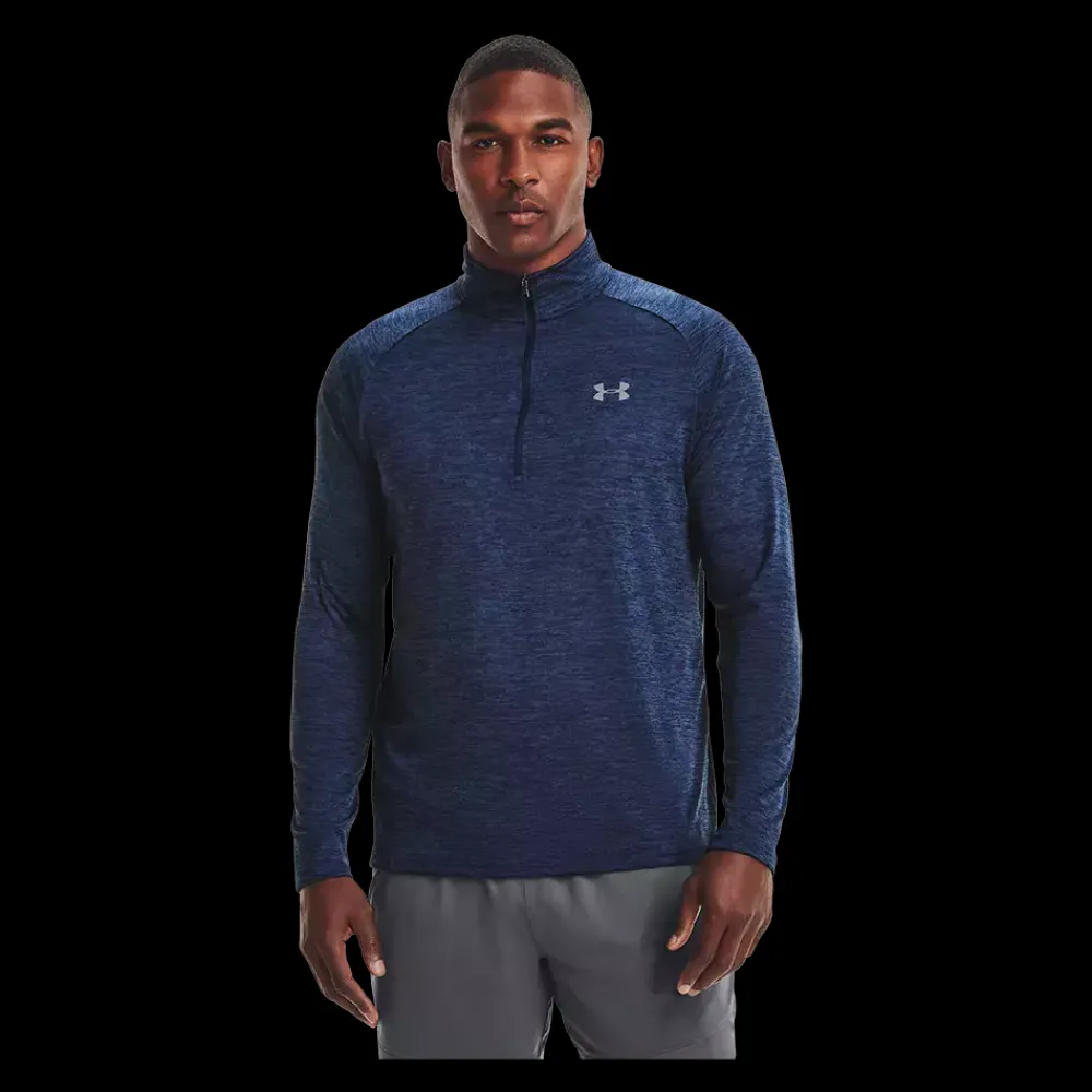Clearance Under Armour Tech 2.0 Half Zip - Herre Træningsbluse Blå