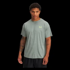 Hot Under Armour Textured SS T-Shirt - Herre T-Shirt Grøn