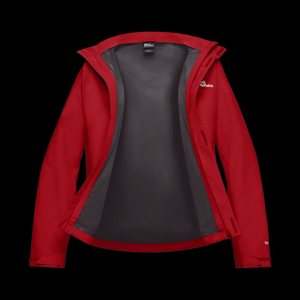 Clearance Jack Wolfskin Trailtime 2L Jacket - Herre Funktionsjakke Rød
