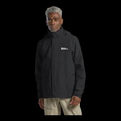 New Jack Wolfskin Trailtime 2L Jacket - Herre Funktionsjakke Sort
