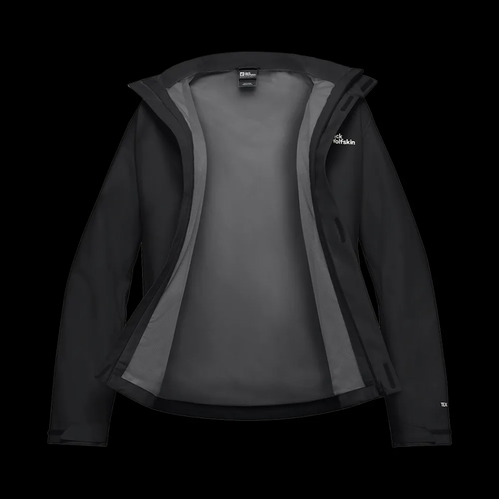 New Jack Wolfskin Trailtime 2L Jacket - Herre Funktionsjakke Sort