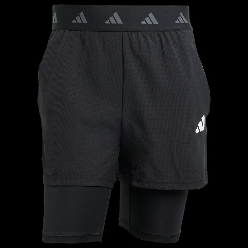 Discount Adidas Training 2-in-1 Shorts - Herre Løbe Shorts Sort