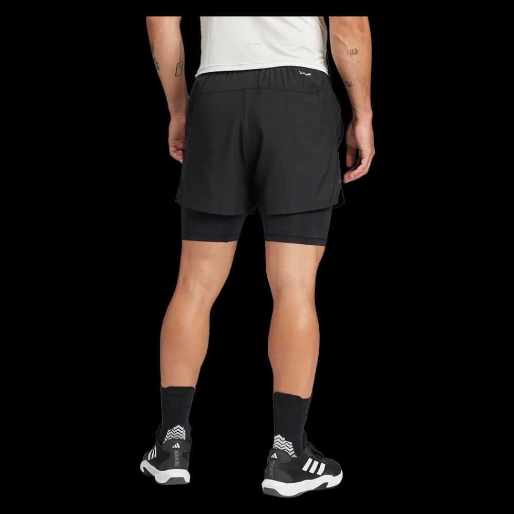 Discount Adidas Training 2-in-1 Shorts - Herre Løbe Shorts Sort