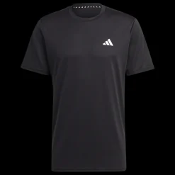 Hot Adidas Training Tee - Herre Løbe T-shirt Sort