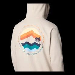 Fashion Columbia Trek Graphic Hoodie - Herre Sweatshirt Hvid