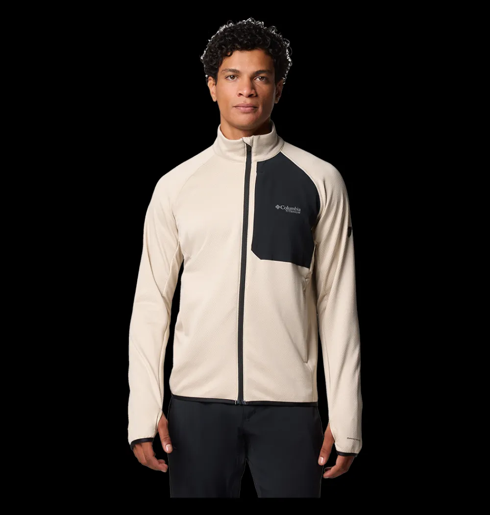 Discount Columbia Triple Canyon Grid Fleece - Herre Fleecetrøje Hvid