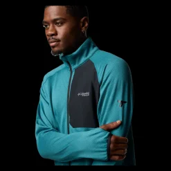 Online Columbia Triple Canyon Grid Fleece - Herre Fleecetrøje Grøn