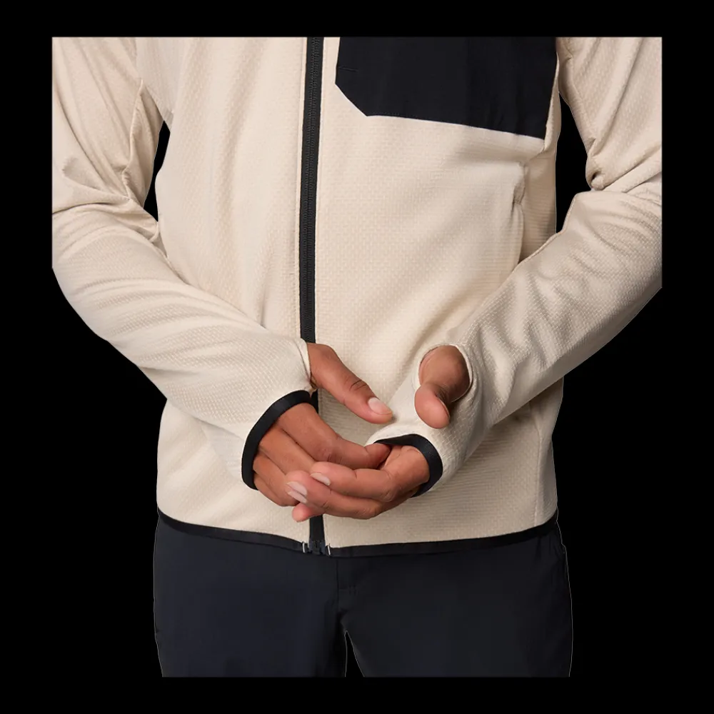 Discount Columbia Triple Canyon Grid Fleece - Herre Fleecetrøje Hvid