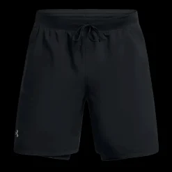 Online Under Armour Under Amour Launch 2-in-1 7" Shorts - Herre Træningsshorts Sort