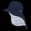 Discount Waimea UV Cap Reversible, Jr. - Børne Solhat Blå