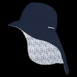 Discount Waimea UV Cap Reversible, Jr. - Børne Solhat Blå