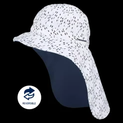 Discount Waimea UV Cap Reversible, Jr. - Børne Solhat Blå
