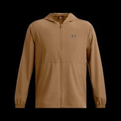 Hot Under Armour Vibe Woven Windbreaker - Herre Windbreaker Brun