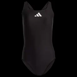 Sale Adidas W 3 Bars Suit - Dame Badedragt Sort