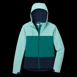 New Columbia W Boulder Fall Jacket - Dame Funktionsjakke Grøn