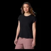 Hot Columbia W Boundless Tee - Dame T-shirt Sort
