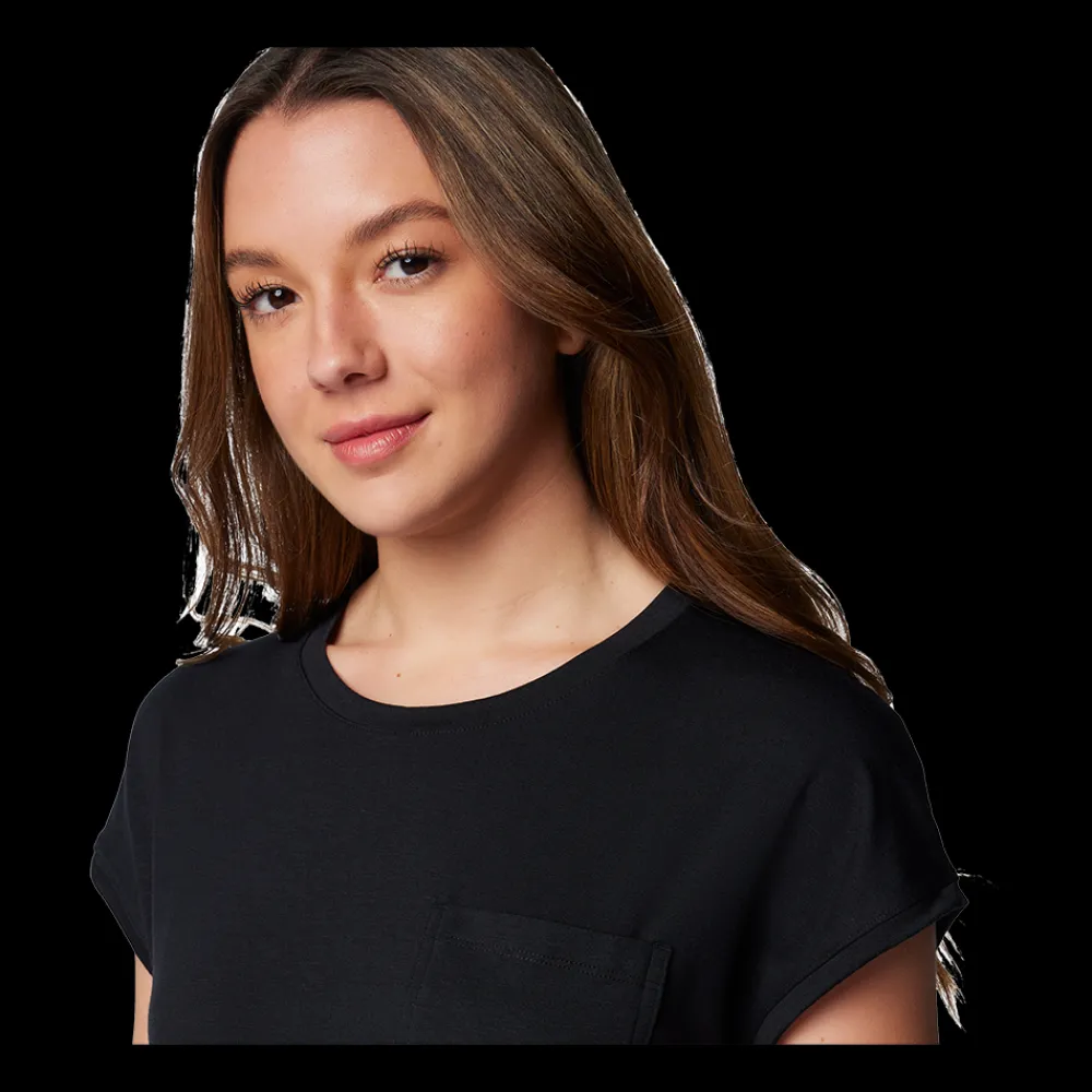 Hot Columbia W Boundless Tee - Dame T-shirt Sort