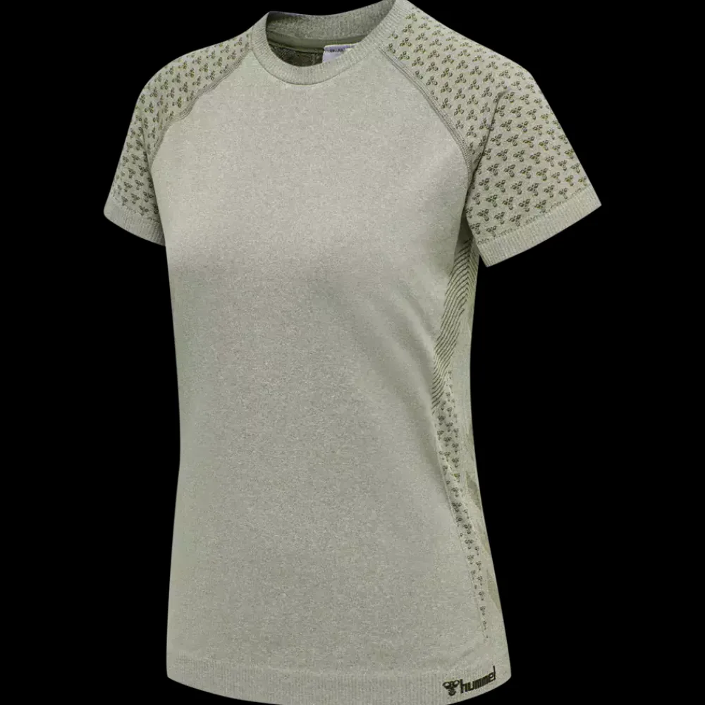 Fashion Hummel W Ci Seamless Tee - Dame T-shirt Grøn