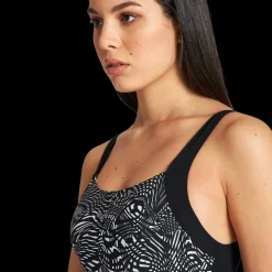 Clearance Arena W Clara U Back - Dame Badedragt Sort