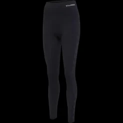 Fashion Hummel W Clea Seamless Mid Waist Tight - Dame Trænings Tights Sort