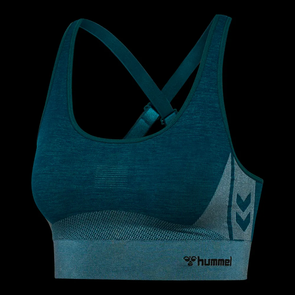 Online Hummel W Clea Seamless Sport Top - Dame Sports BH Grå