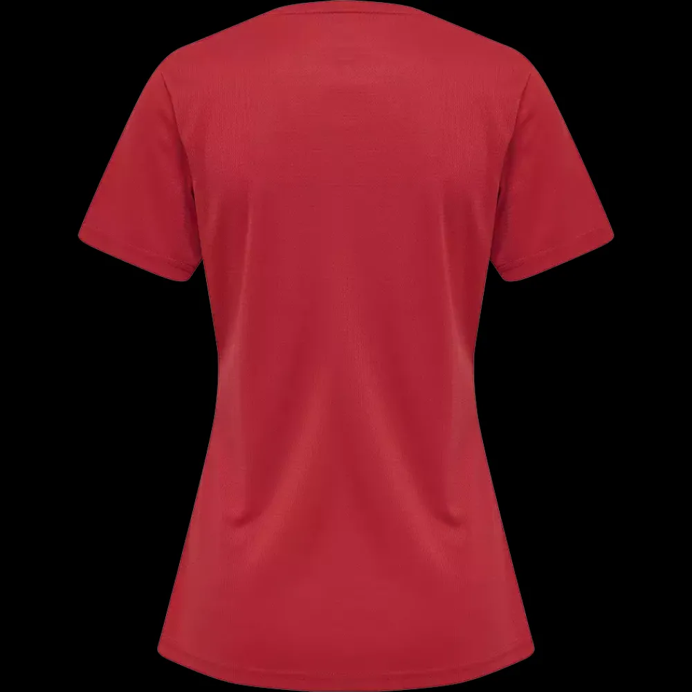 Discount Newline W Core Run Functional T-Shirt - Dame Trænings T-shirt Rød