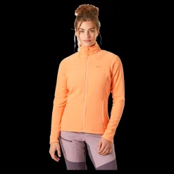 Best Helly Hansen W Daybreaker Fleece Jacket - Dame Fleecetrøje Orange