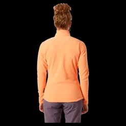 Best Helly Hansen W Daybreaker Fleece Jacket - Dame Fleecetrøje Orange