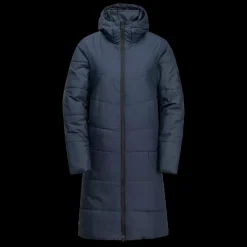 Discount Jack Wolfskin W Deutzer Coat - Dame Vinterjakke Blå