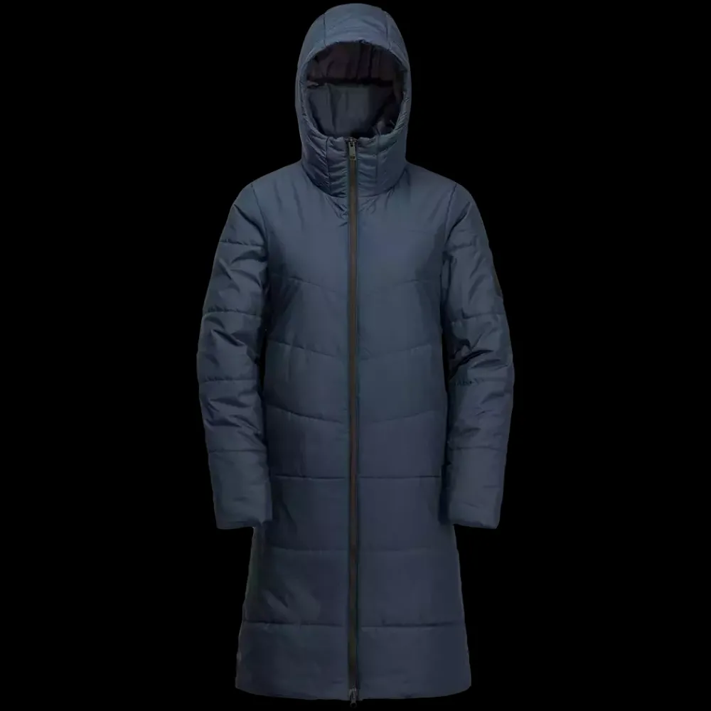 Discount Jack Wolfskin W Deutzer Coat - Dame Vinterjakke Blå