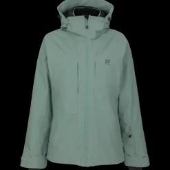 Fashion 2117 of Sweden W Edum Padded Ski Jacket - Dame Ski- og Vinterjakke Grøn